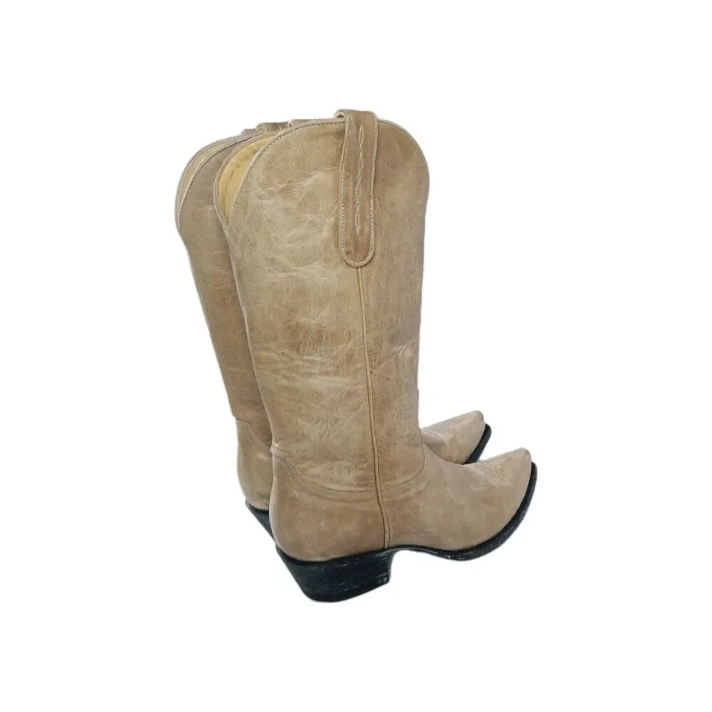Idyllwind Western Boots Women's Size 9 B Snip Toe Beige Tan